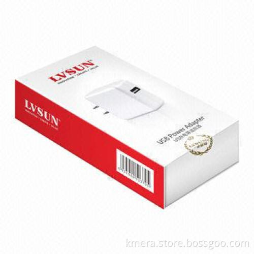 5W USB Charger Adapter, USB Output Port, with Folding US Plug